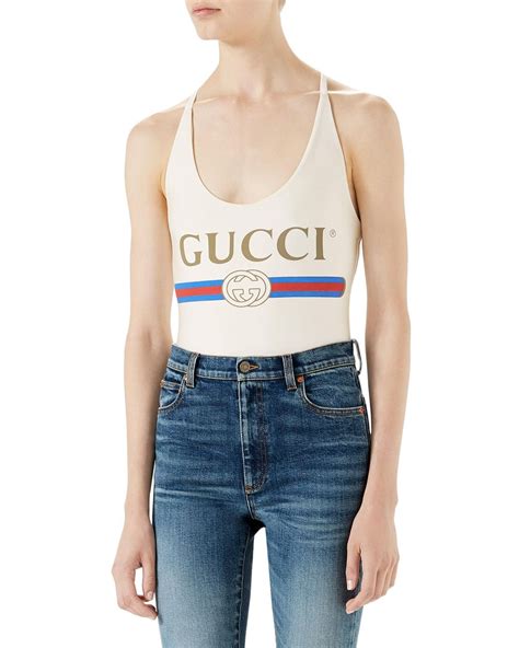 does gucci make lingerie|gucci logo bodysuit.